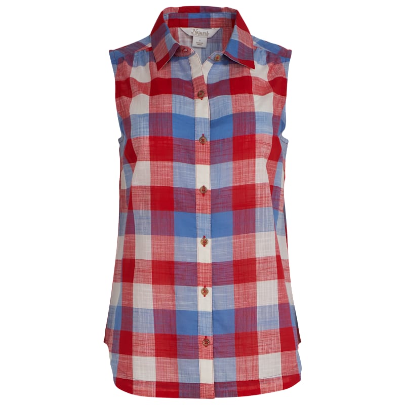 Natural Reflections Meadowlands Button-Up Sleeveless Shirt