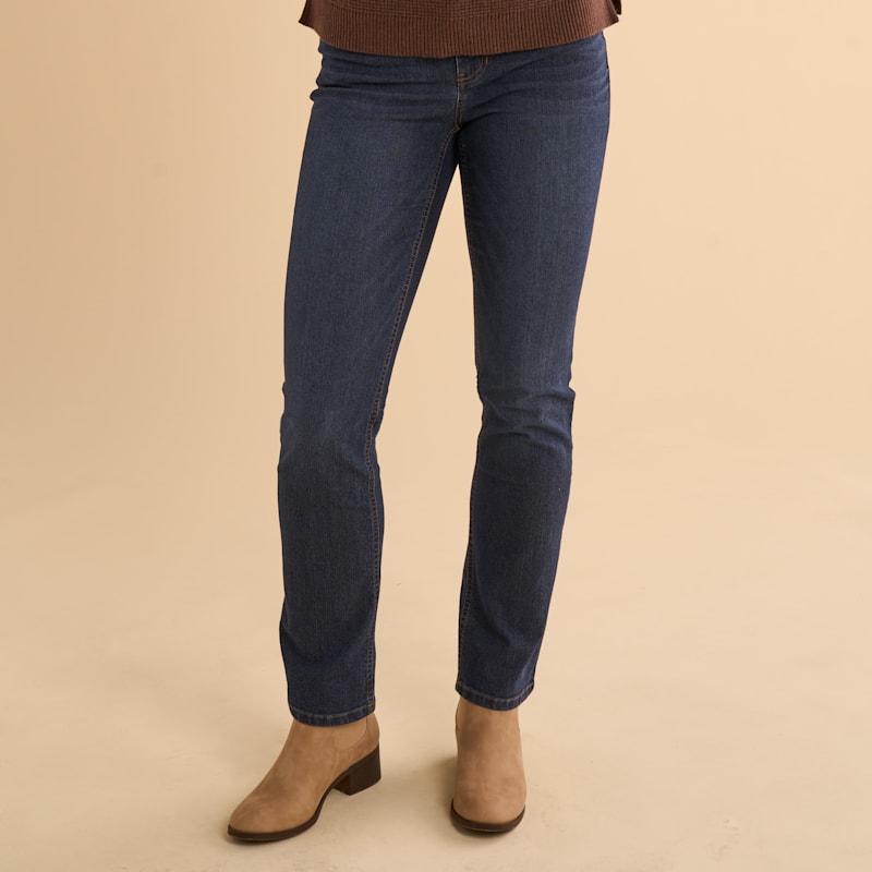 Natural Reflections Classic Fit 5-Pocket Straight Leg Jeans