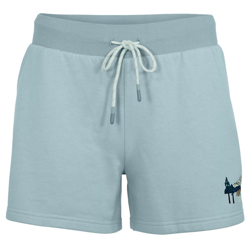 Ascend To and Fro Mountain Bear Graphic Shorts