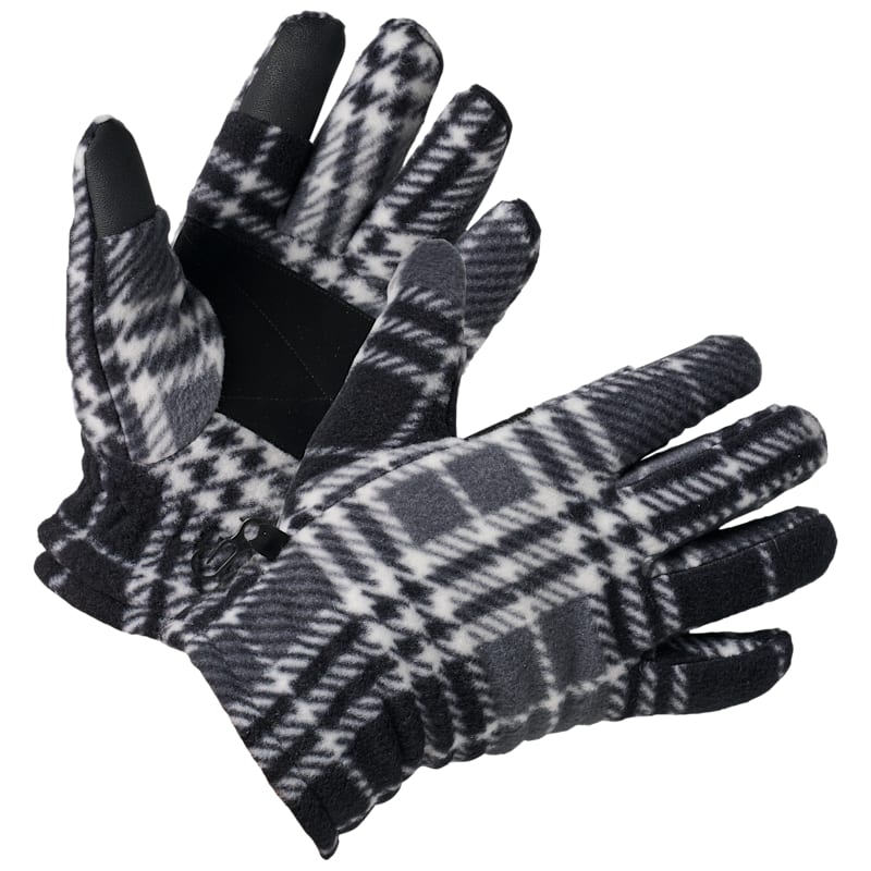 Natural Reflections Plaid Fleece Gloves