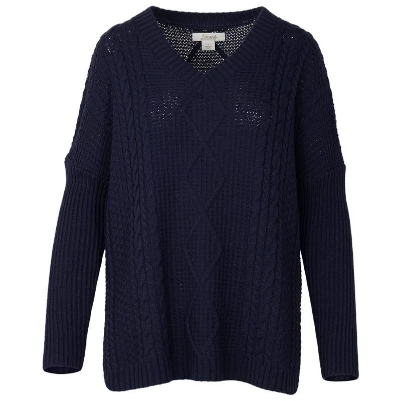 Natural Reflections Cabinside Cable Sweater