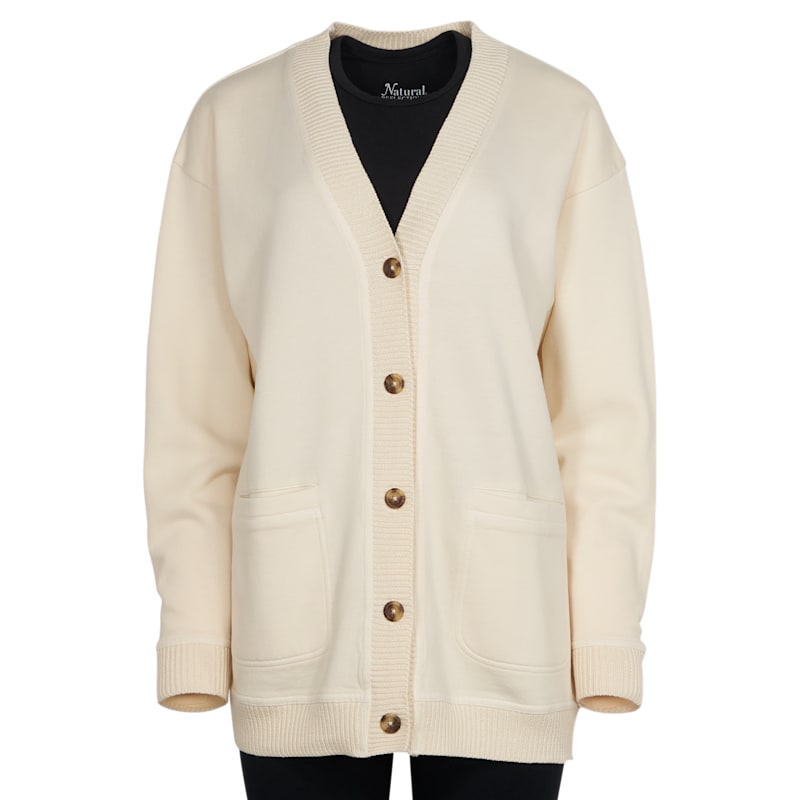 Natural Reflections Harbor French Terry Cardigan