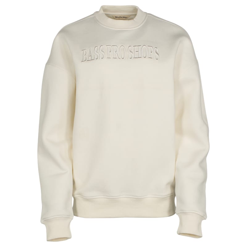 Bass Pro Shops Embroidered Crew-Neck Long-Sleeve Sweatshirt for Ladies