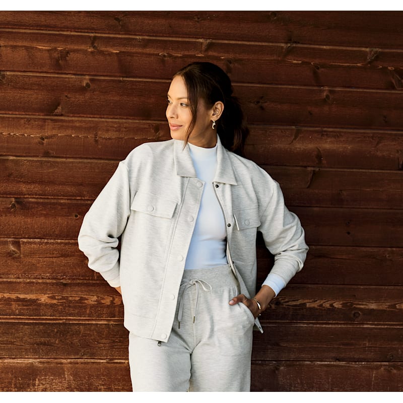 Natural Reflections Soft Haven Heathered Jacket