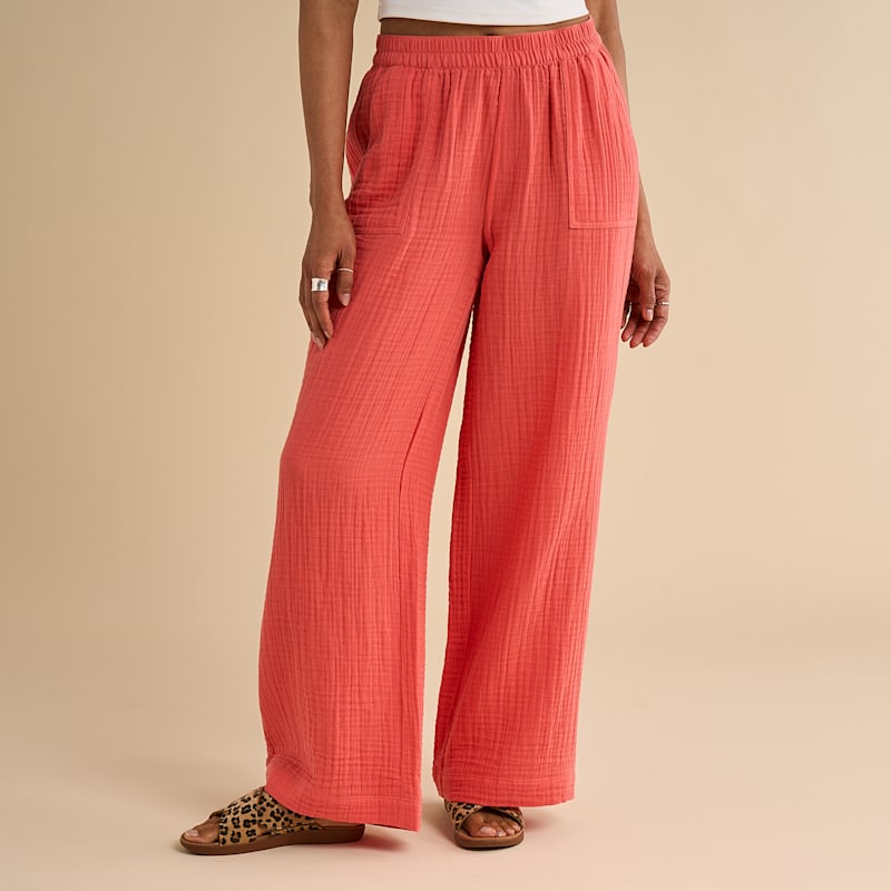 Natural Reflections Double-Cloth Pants