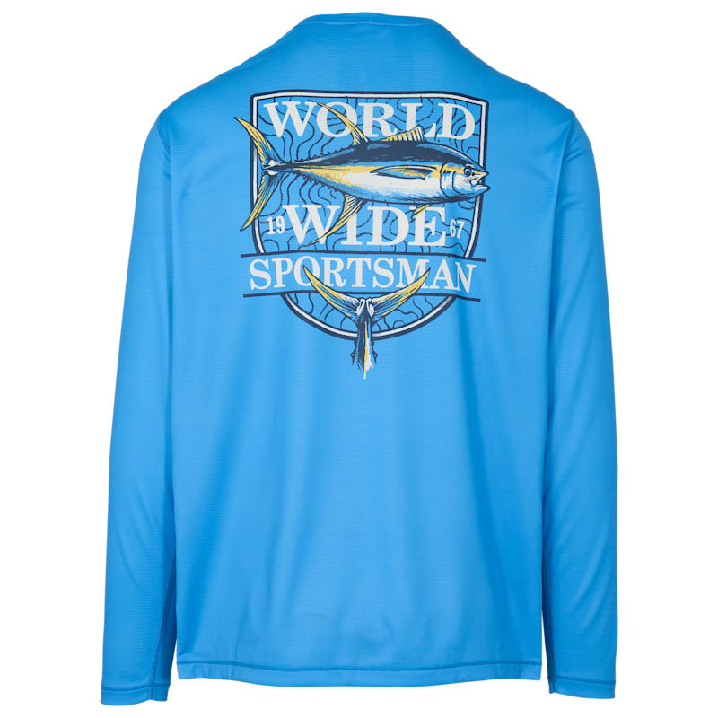 World Wide Sportsman XX Tuna 3D Cool Graphic Long-Sleeve Shirt