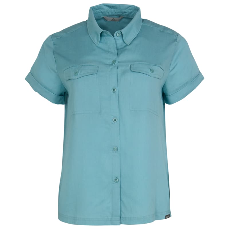 Ascend Camp Printed Button-Down Short-Sleeve Shirt