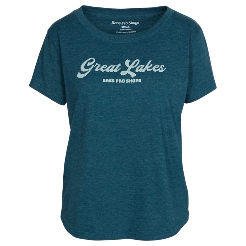 Bass Pro Shops Great Lakes Script Short-Sleeve T-Shirt for Ladies