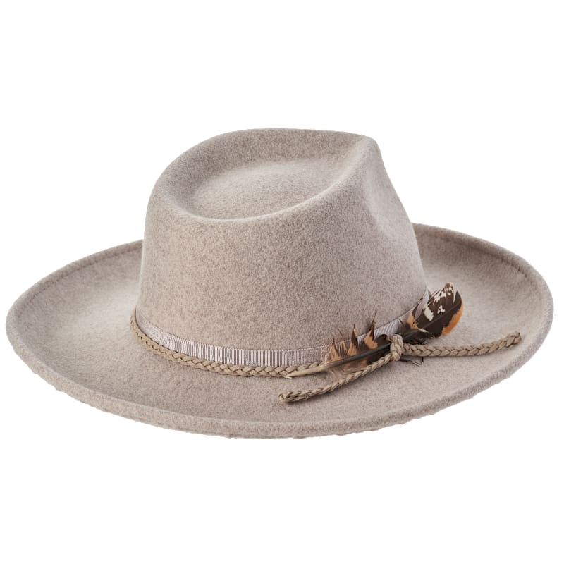 Natural Reflections Faux-Felt Pencil Brim Hat