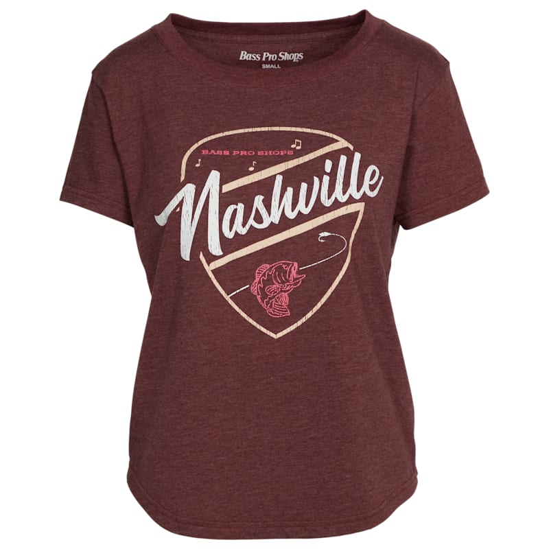 Bass Pro Shops Guitar Pick Nashville Short-Sleeve T-Shirt for Ladies
