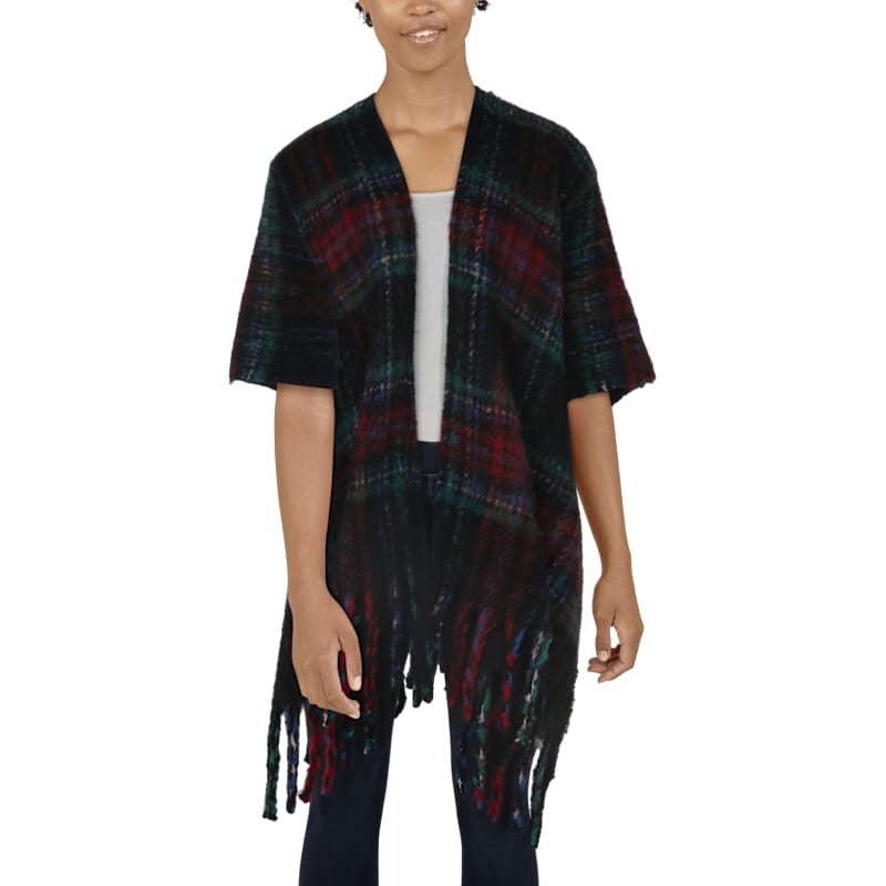 Natural Reflections Winter Tartan Ruana
