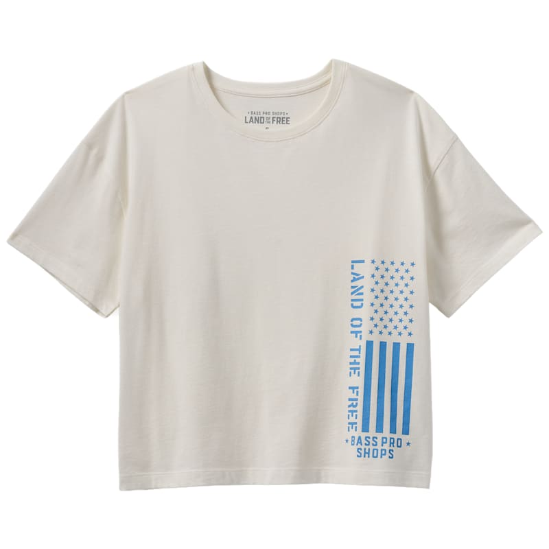 Land of the Free Vertical Logo Short-Sleeve T-Shirt