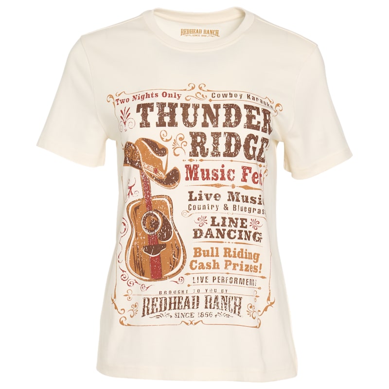 RedHead Ranch Thunder Ridge Classic-Fit Graphic Short-Sleeve T-Shirt