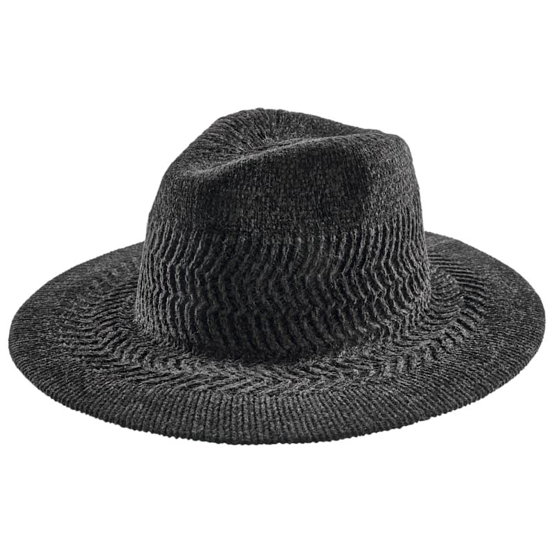 Natural Reflections Chenille Wide-Brim Hat