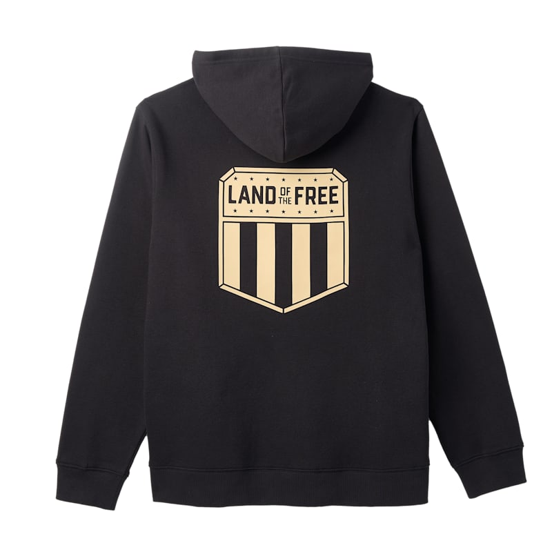 Land Of The Free Badge Hoodie