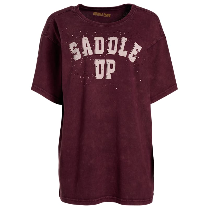 RedHead Ranch Saddle Up Short-Sleeve Boyfriend T-Shirt