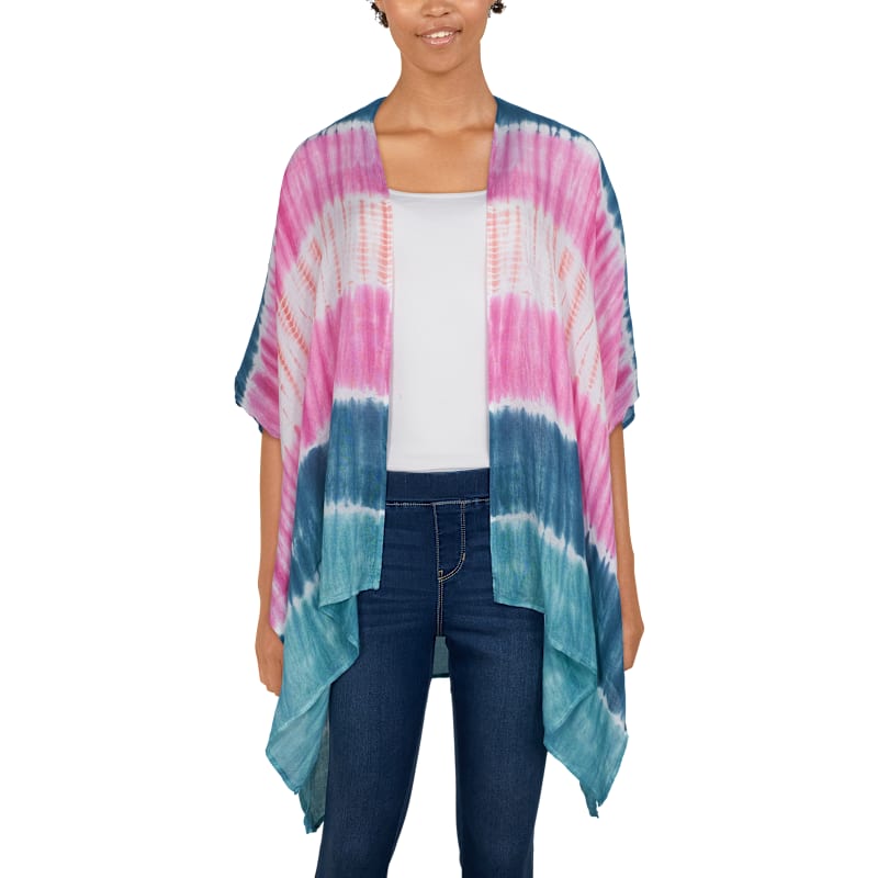 Natural Reflections Spillway Tie-Dye Ruana