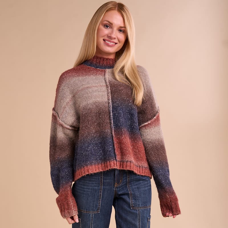 Natural Reflections Space-Dye Pullover
