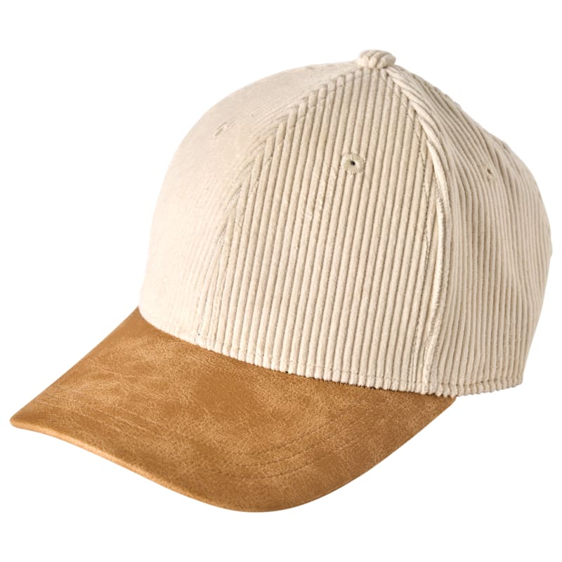 Natural Reflections Corduroy Cafe Adjustable Baseball Cap