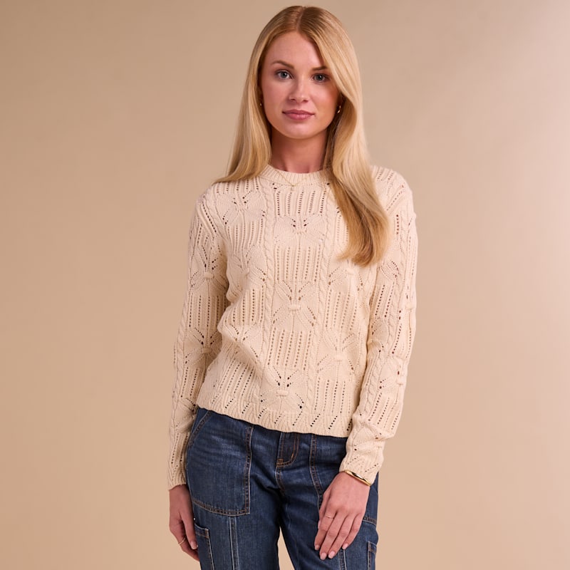 Natural Reflections Cable Stitch Pullover