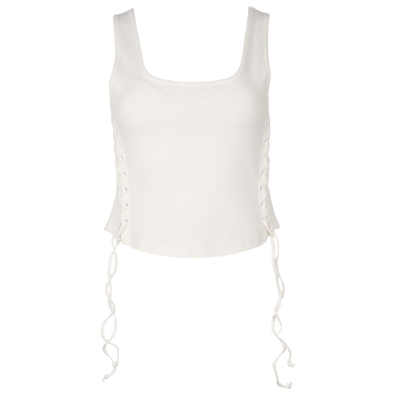 RedHead Ranch Lace-Up Tank