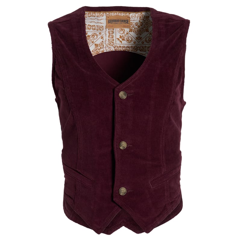 RedHead Ranch Corduroy Fitted Vest