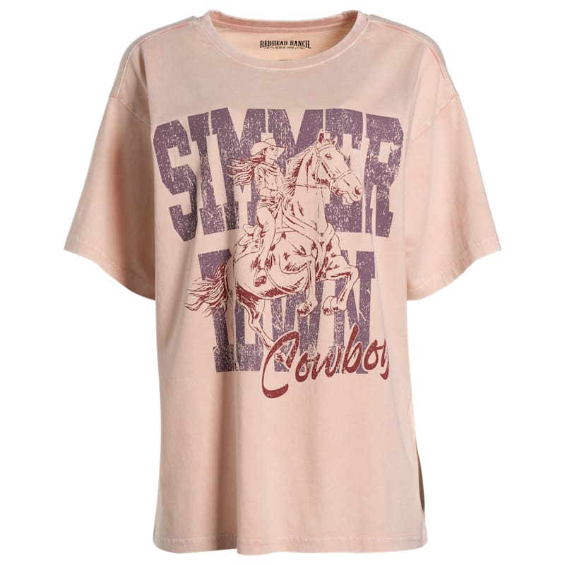 RedHead Ranch Simmer Down Short-Sleeve Boyfriend T-Shirt