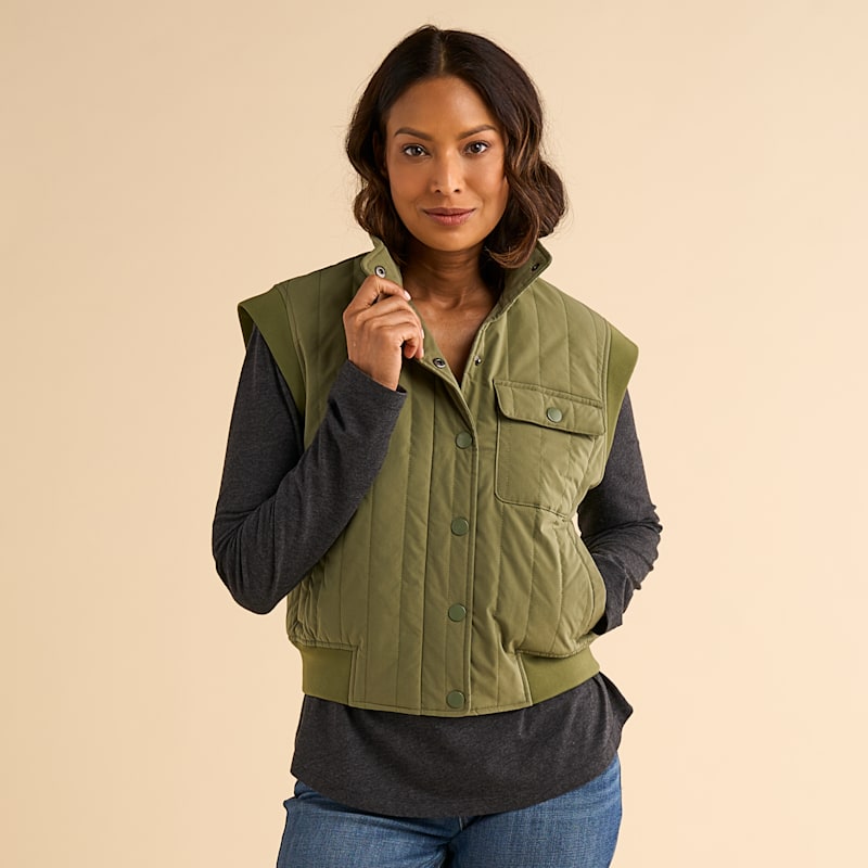 Natural Reflections Aspen Quilted Vest