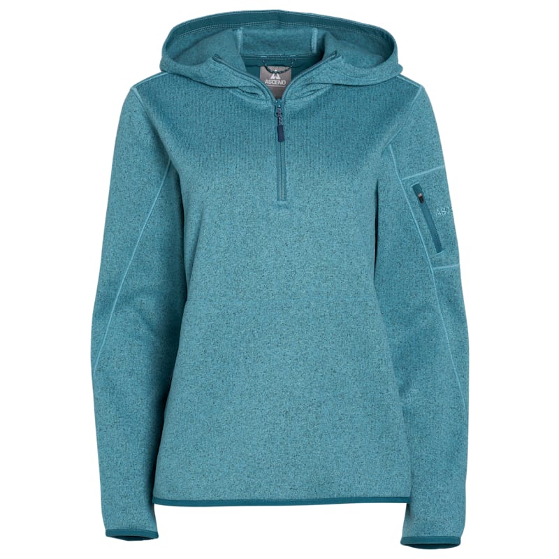 Ascend Expedition Fleece Hooded Quarter-Zip Pullover