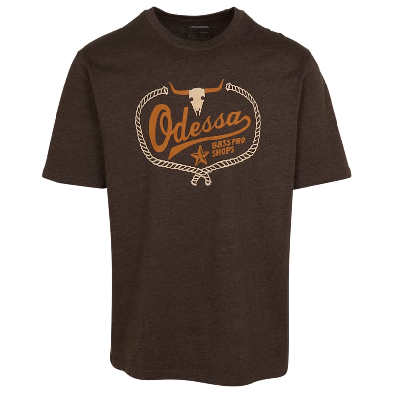 Bass Pro Shops Odessa Brown Skull Short-Sleeve T-Shirt