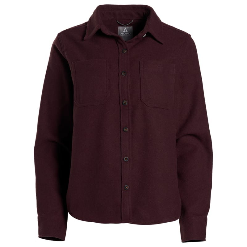 Ascend Cozy Thermal Button-Up Long-Sleeve Shirt