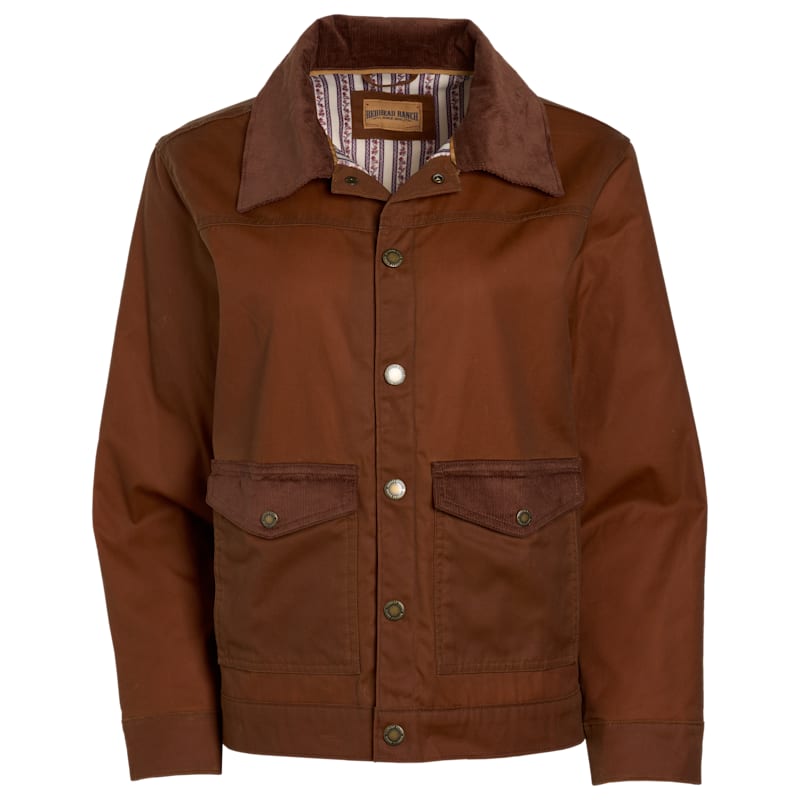 RedHead Ranch Waxed Canvas and Wale Corduroy Barn Jacket
