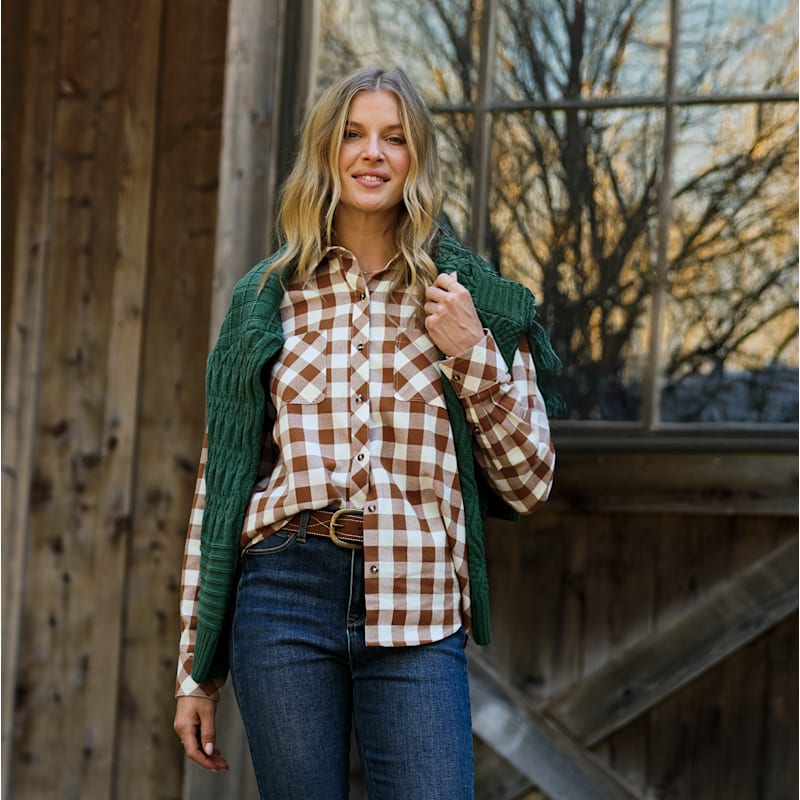 Natural Reflections Cane Creek Flannel Long-Sleeve Shirt
