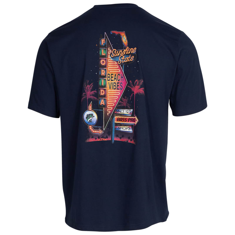 Bass Pro Shops Neon Florida Sign Short-Sleeve T-Shirt for Men