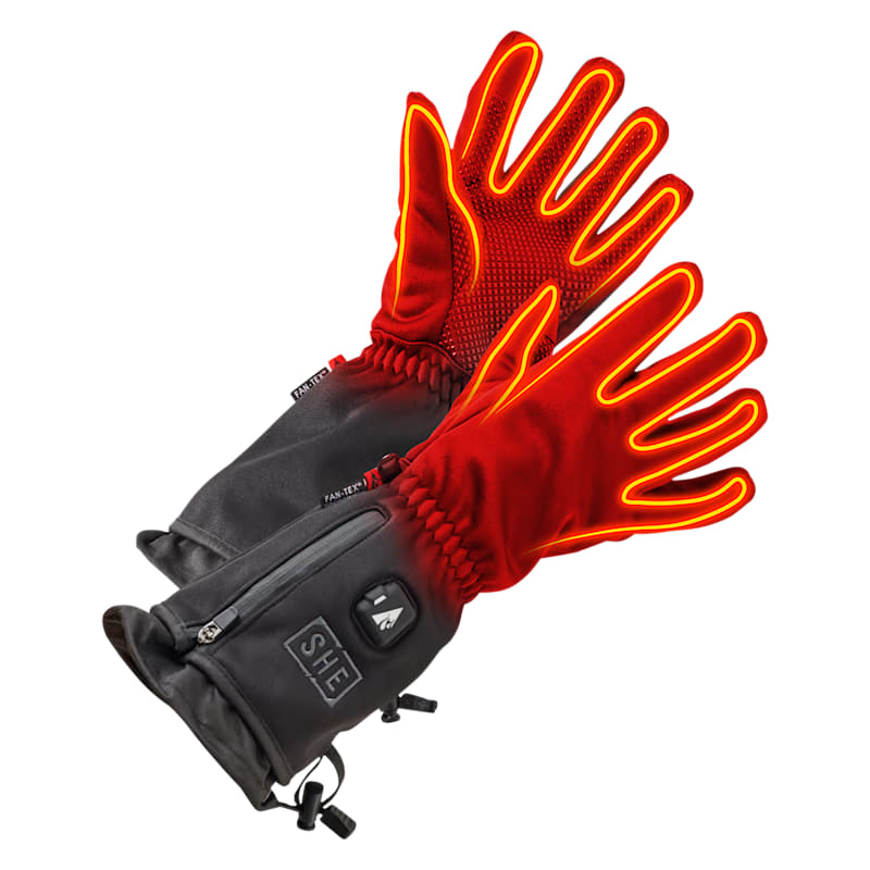 SHE Outdoor Web-Enabled 5V Battery-Heated Gloves