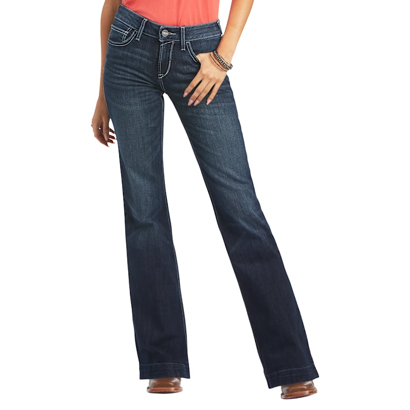 Ariat Trouser Perfect Rise Aisha Wide-Leg Jeans for Ladies