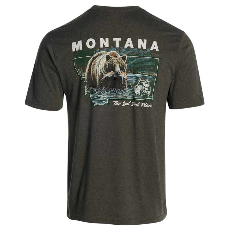Bass Pro Shops Montana State Outline Short-Sleeve T-Shirt