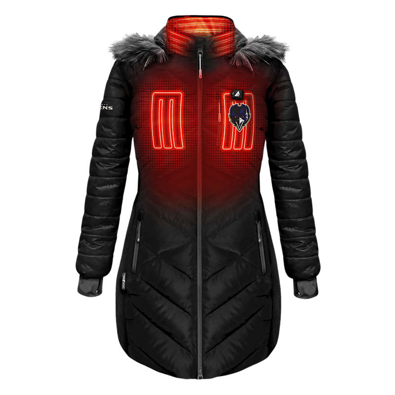 ActionHeat NFL 5V Battery-Heated Long Puffer Jacket