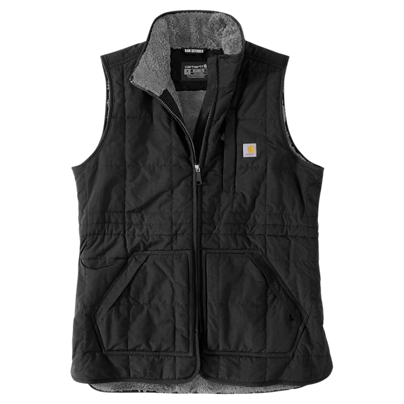 Carhartt Rain Defender Relaxed-Fit Lightweight Insulated Mock-Neck Vest for Ladies