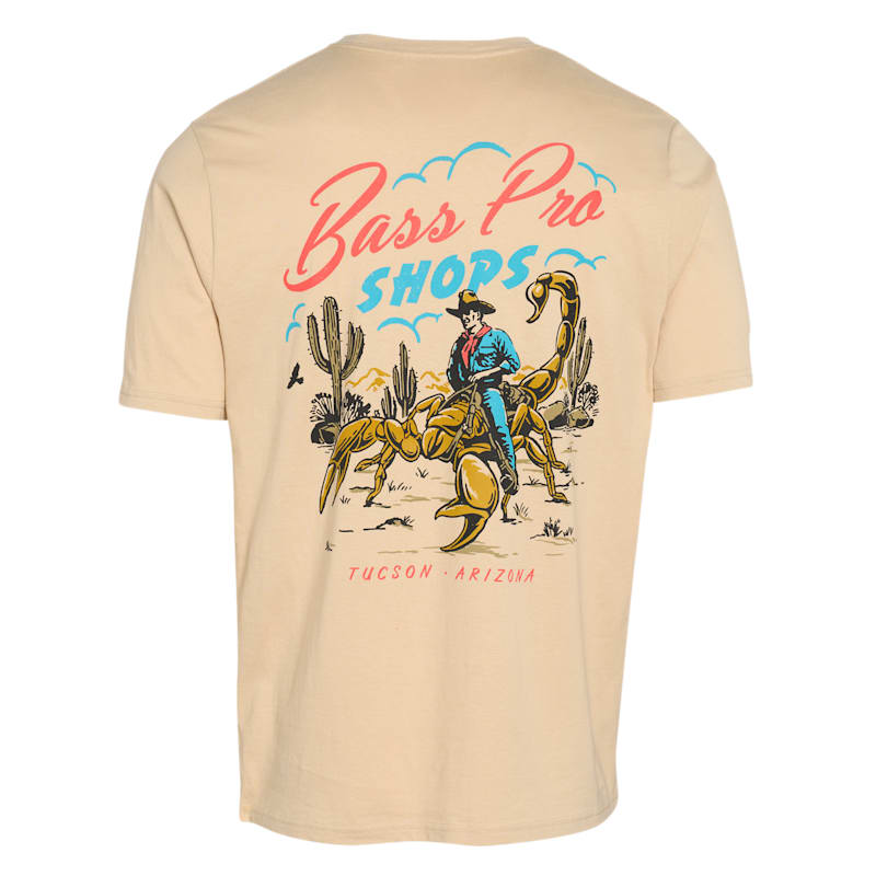 Bass Pro Shops Tuscon Arizona Scorpion Cowboy Short-Sleeve T-Shirt