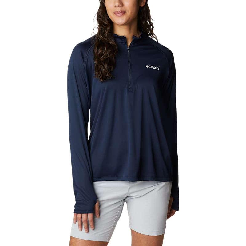 Columbia PFG Tidal Tee Quarter-Zip Long Sleeve Shirt for Ladies
