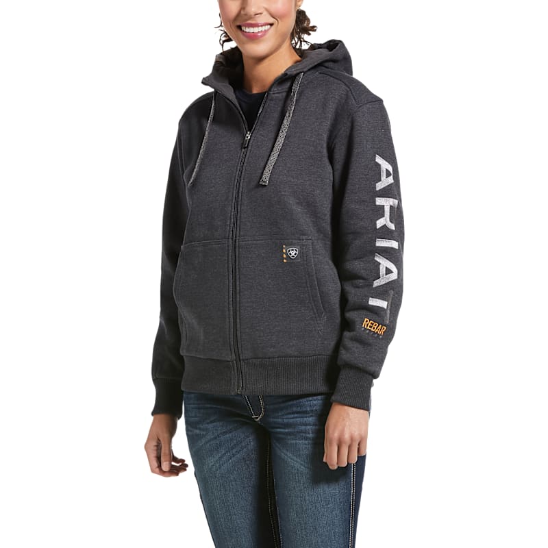 Ariat Rebar All-Weather Full-Zip Long-Sleeve Hoodie for Ladies