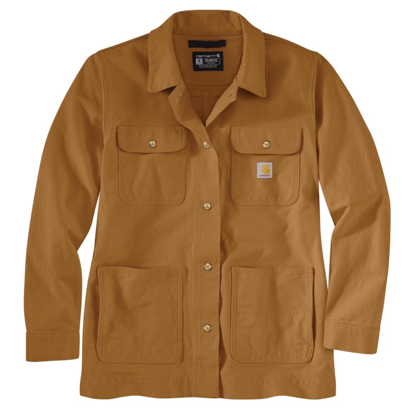 Carhartt Rugged Flex Loose-Fit Canvas Chore Coat for Ladies