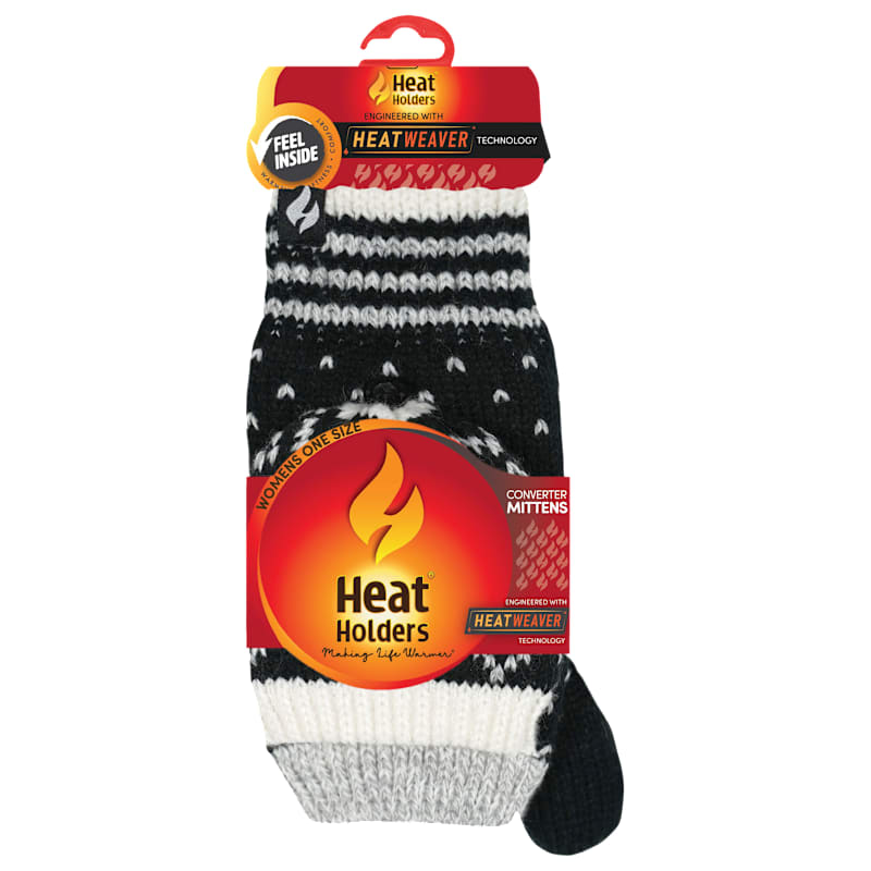 Heat Holders Vienna Fairisle Converter Mittens