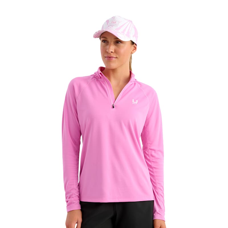 Huk Icon Quarter-Zip Long-Sleeve Hoodie