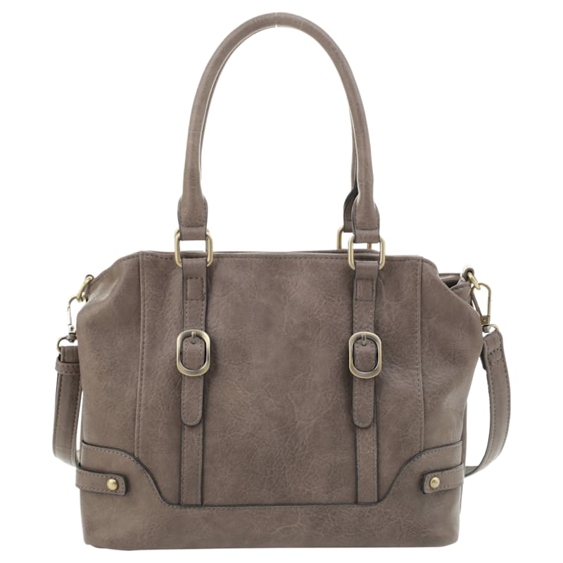 Jessie & James Handbags Elena Lock and Key Concealed-Carry Satchel Handbag