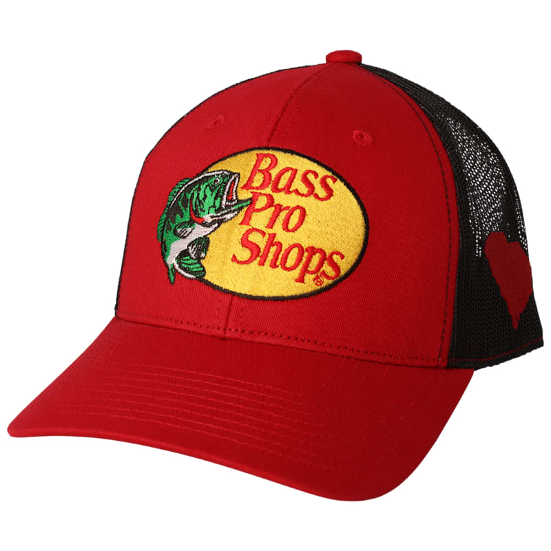 Bass Pro Shops Woodcut Logo and South Carolina Patch Snapback Cap