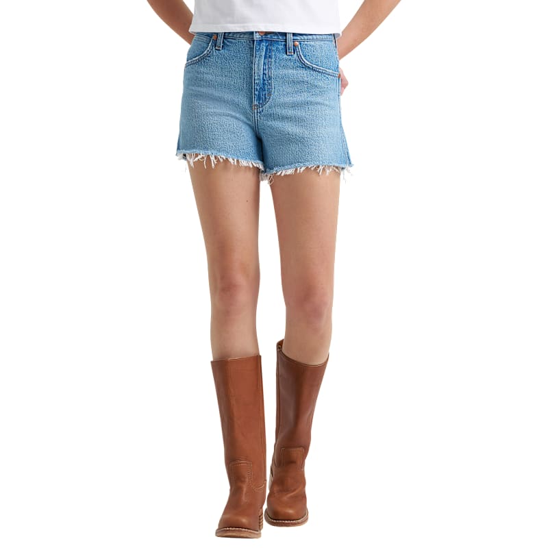 Wrangler Retro Denim High-Rise Cowboy Shorts