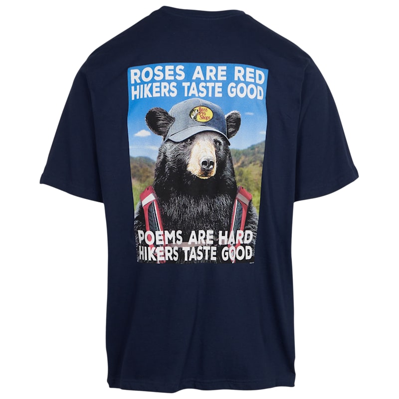 Bass Pro Shops Hiking Bear Poet Short-Sleeve T-Shirt for Men