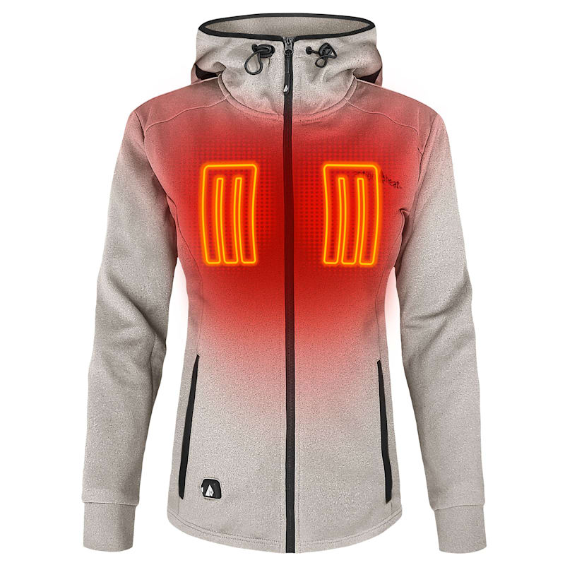 ActionHeat 5V Battery Heated Slim-Fit Hoodie for Ladies